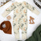 Organic Cotton Baby Pajamas 2-Way Zip Front Zipper Sleeper, Lynx Organic Earthy Clothing